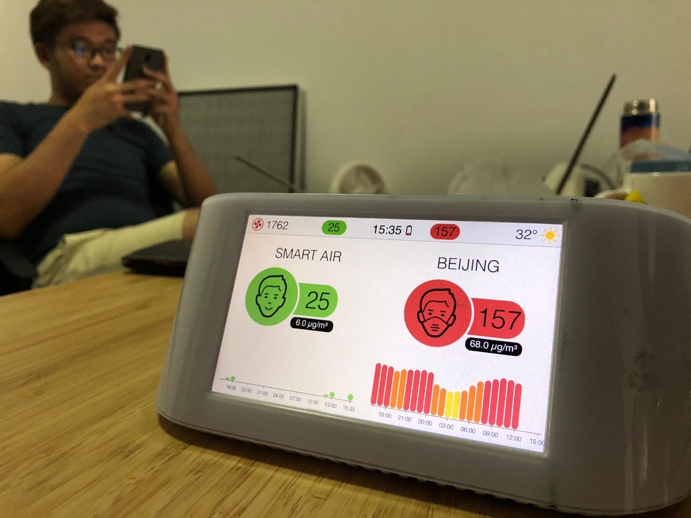 Smart Air大胖空气净化器效果