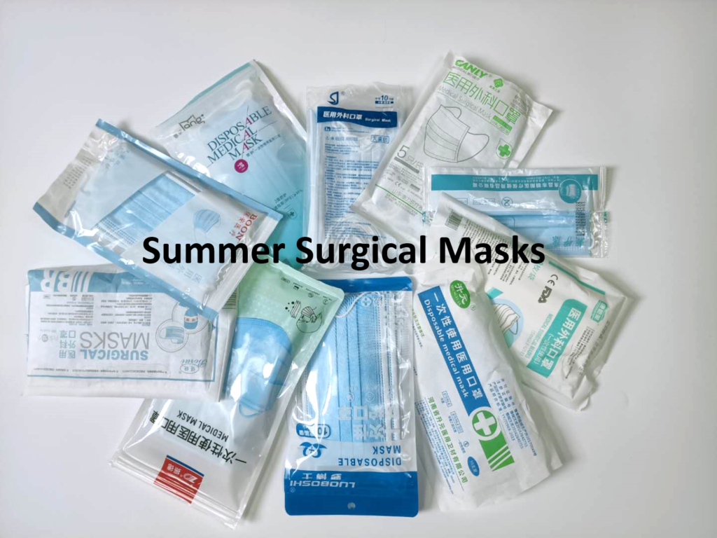 Summer surgical masks easy to breathe with good filtering efficiency
