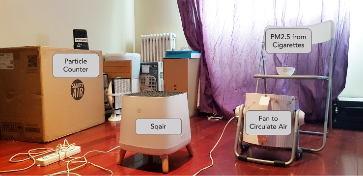air purifier pre-filter test