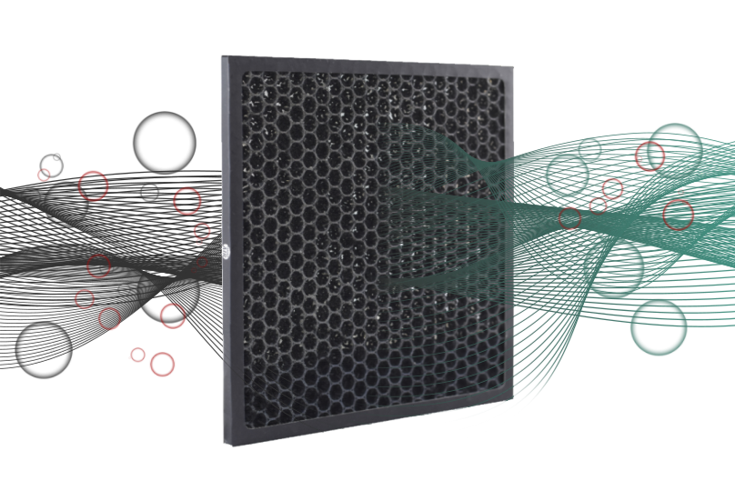 thumbnail image 2 of 8” X 40” 1100CFM Inline Carbon Charcoal Air Filter – Odor Scrubber For Grow Rooms, Shops 2 of 5