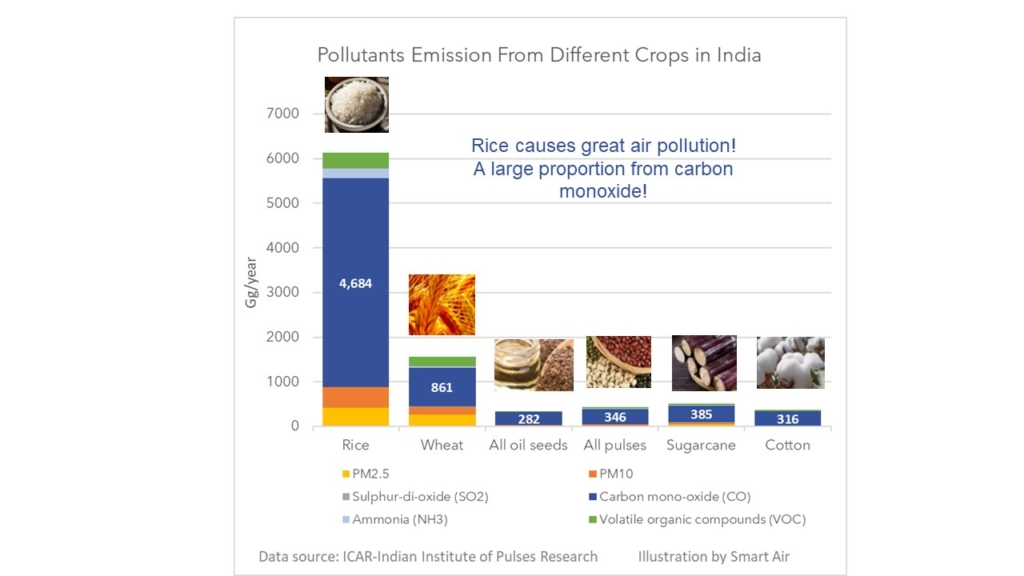 Indian crop emission