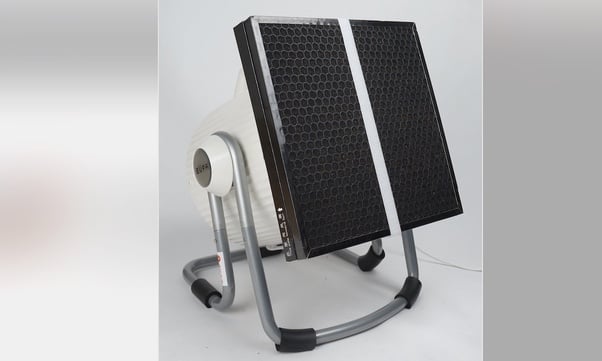Carbon filters and a fan