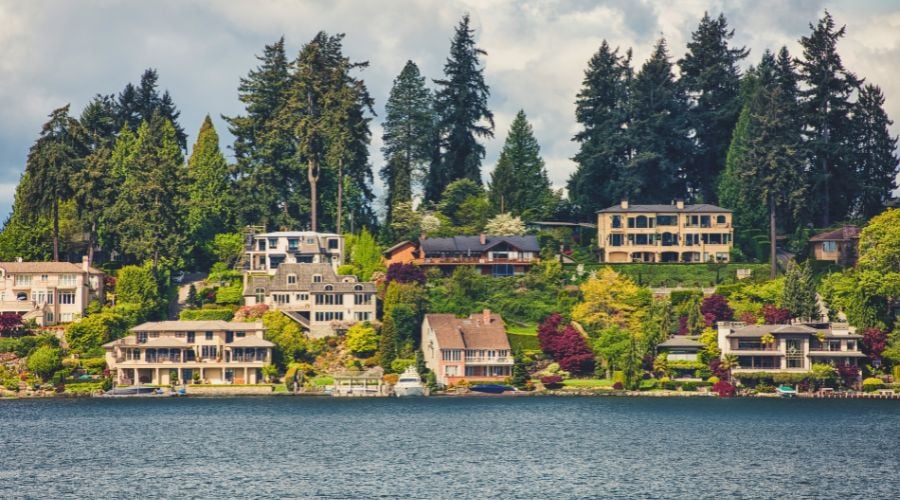 Bellevue, Washington, one of the least polluted cities in the US