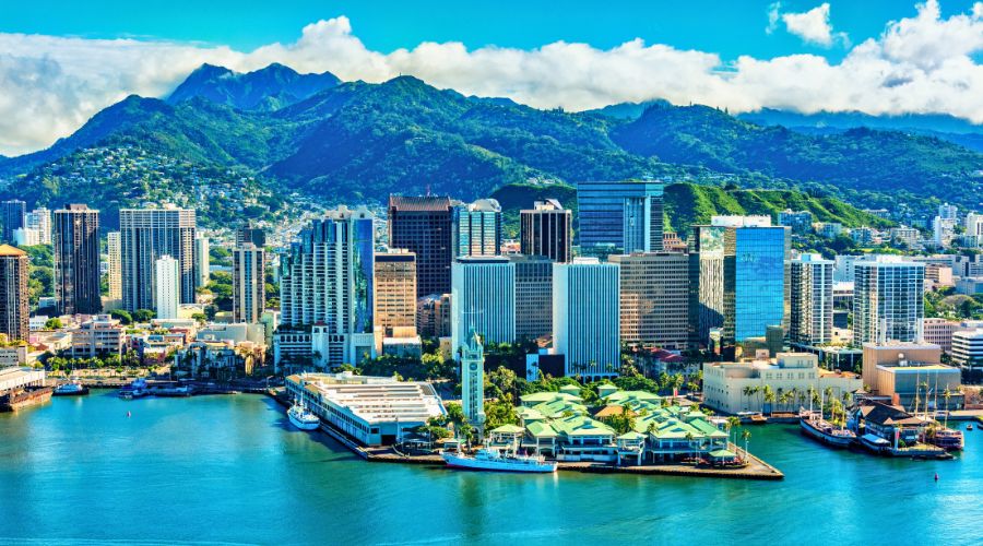 Honolulu, Hawaii, one of the least polluted cities in the US