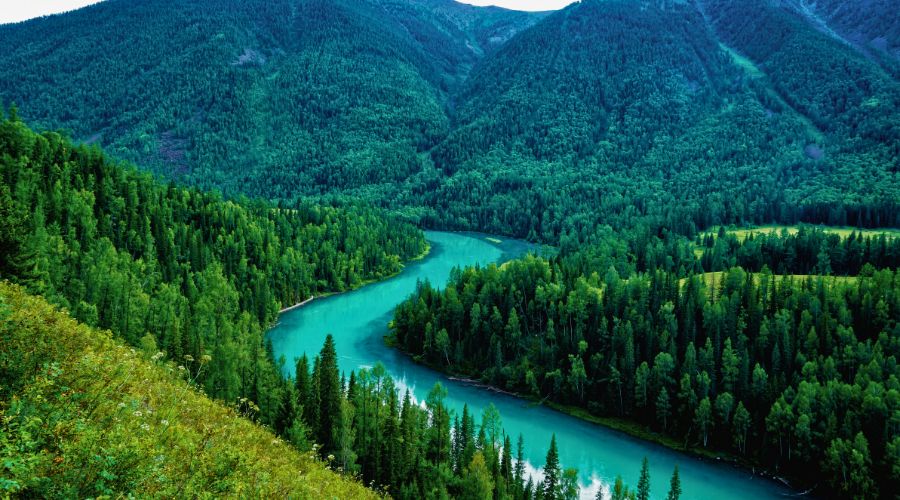 Altay, one of the least polluted cities in china