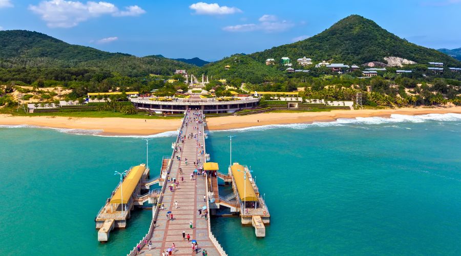 Sanya, one of the least polluted cities in china