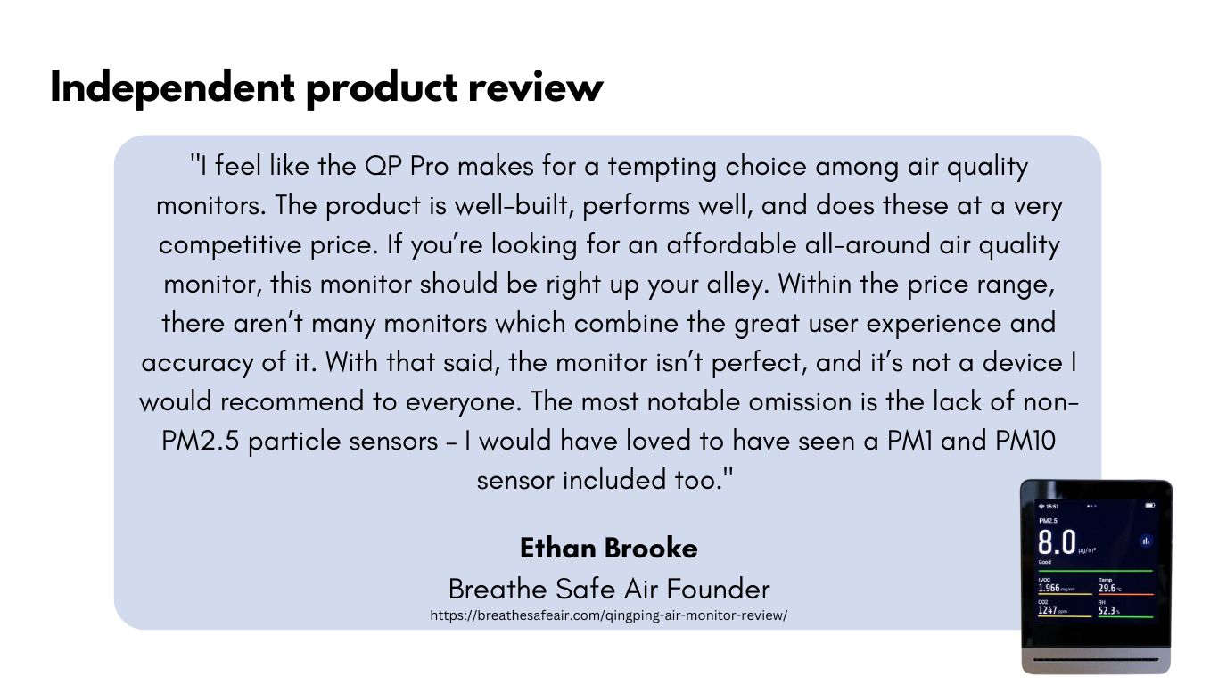 QP Pro Air Quality Monitor - Image 2