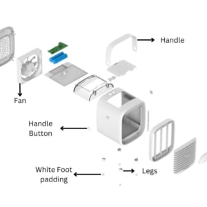 QT3 Air purifier - Spare Parts