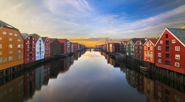 Trondheim est classée au 24ème rang des villes les moins polluées du monde.