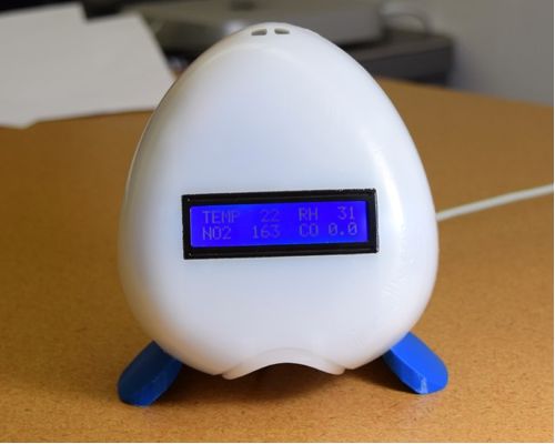 Classement des moniteurs de la qualité de l'air : œuf de qualité de l'air (version 2)
