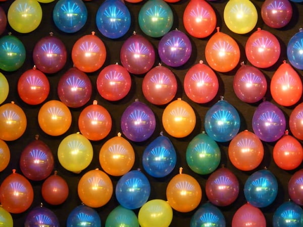 image Ballon/ ions statiques qui collent mur ioniseur, purificateur