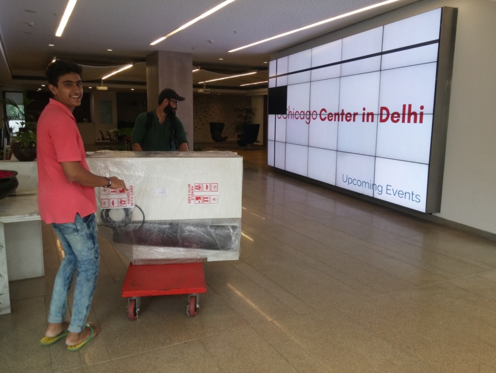 University of Chicago Delhi HVAC clean air filter system
