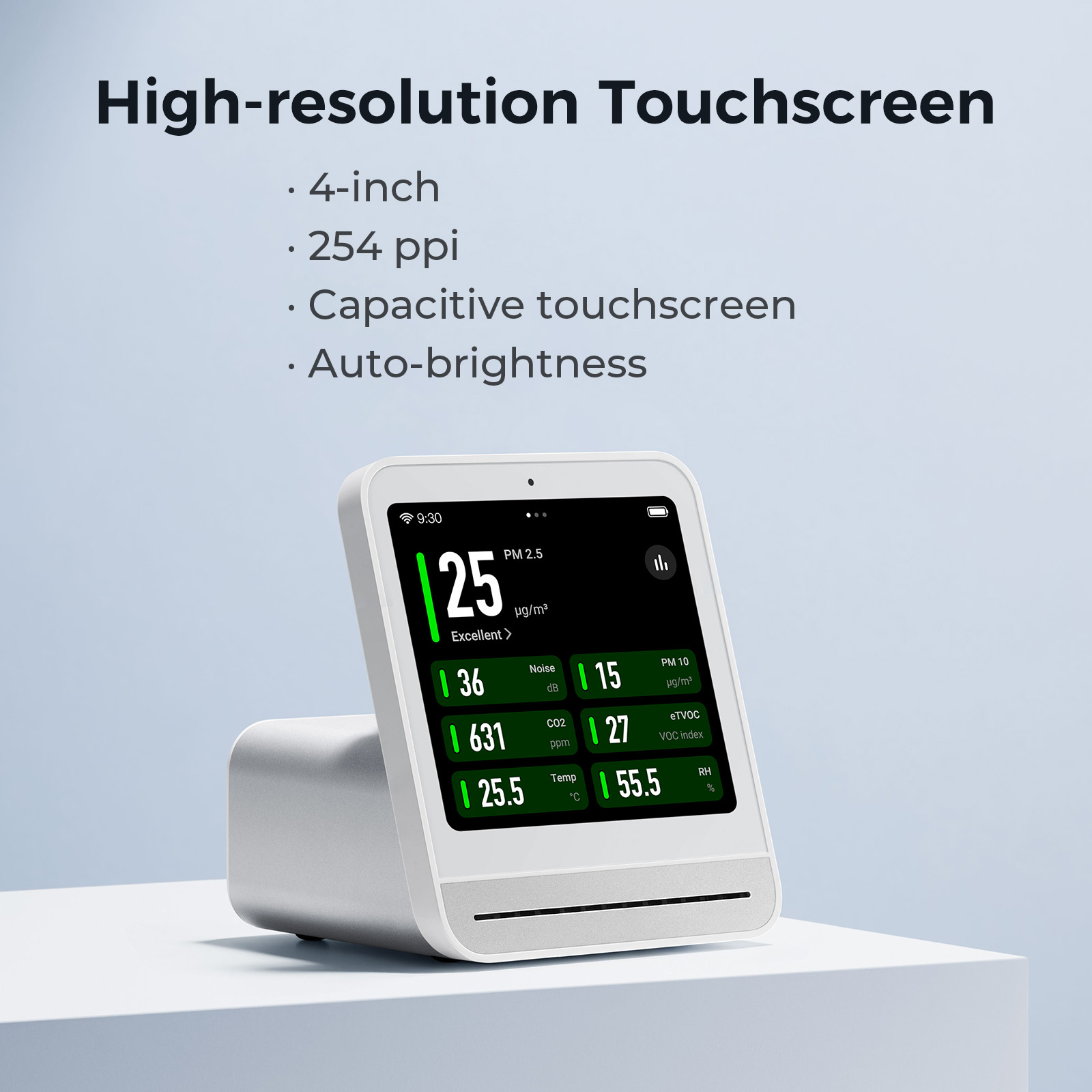 QP Pro 2 Air Quality Monitor ( Black) - Image 3