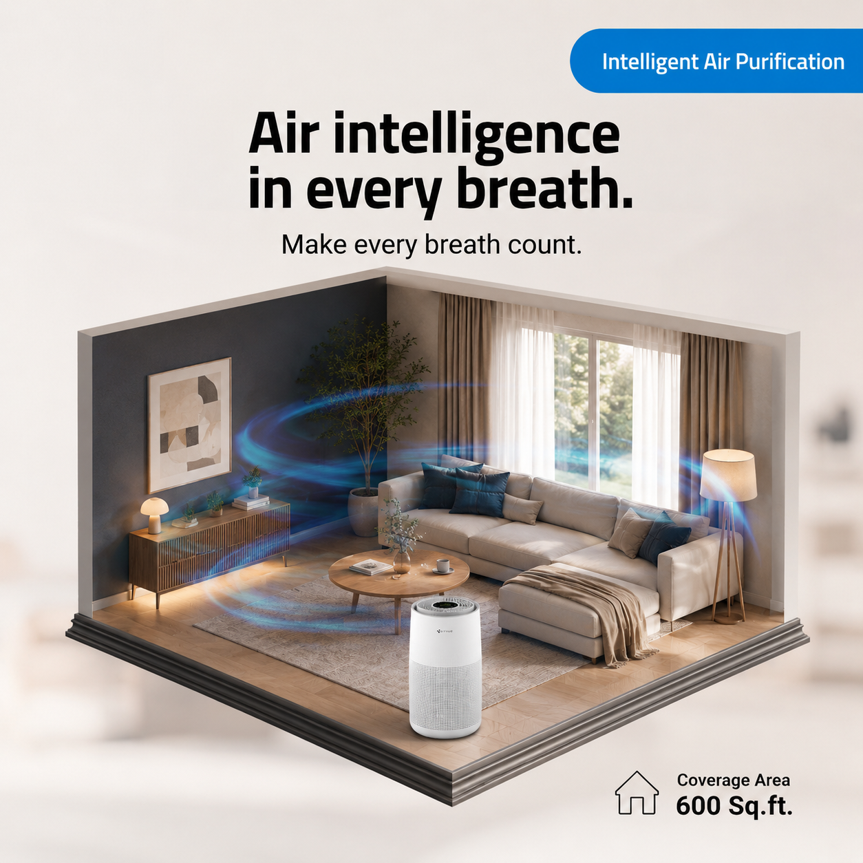 Nippo Airvue L601 Smart Air Purifier - Image 6