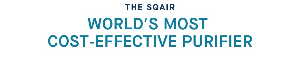 The Sqair - world's most cost-effective air purifier